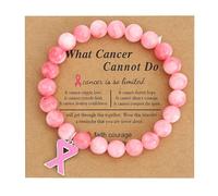 THINCAN Pulseras ajustables para la prevención de senos y sensibilización para niñas, genial, joyería de moda