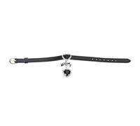 THINCAN Pulseras de corazón único con lazo punk pu pulsera handchain joyería única para mujeres niñas herramienta PU Bowknot corazón par pulseras