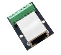 THINCAN RJ45 Ethernet Female Socket Connector Board 2 54 Mm Protector de enchufe Adaptador de red blindado Módulo Terminal