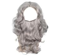 THINCAN Santa Beard and Wig Set Santa Clause Costume Accessories for Christmas Party
