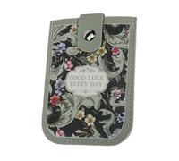 THINCAN Saque las mangas de la tarjeta de gran capacidad organizador de tarjetas de cuero resistente al agua para la oficina escolar viajes uso cartera de cuero, D