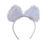 THINCAN Shining Tinsel Colorida Película Bowknot Hairband Conciertos Música Diadema Para Adolescentes Para Adultos Fiesta actuaciones Suministros para el Cabello