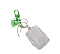THINCAN Transparente En Forma De Corazón Tarjetero Ligero Funda De Foto Multi Purpor Oficina Suministro Para La Protección De Tarjetas Portátil Para Gestión De Tarjetas De Fotos, verde, Mass Beauty