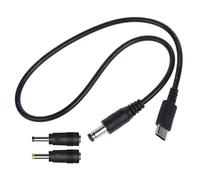 THINCAN USBC Typec - Cable adaptador de alimentación para monitores LCD (hasta Dc5,5 x 2,1 mm, 4,0 x 1,7 mm, 3,5 x 1,35 mm, 9 V-20 V, PD)