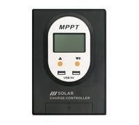THINCAN Weatherof MPPT Regulador Solar 12V/24V Detección Automática LED Indicador Cargas para Camping Necesidades Energéticas Fácil Transporte Controlador MPPT para disparos