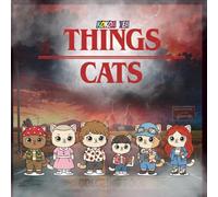 Things Cats Coloring Book: Meow, Kitties: A Cute and Spooky Retro Adventure (Kokoa Tea)