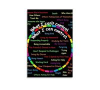 Things I Can Control Póster Lienzo Como Decoración, Murales Para Salón, Pinturas Para Dormitorio, Accesorios Modernos para el Hogar Para Habitaciones de Niños y Decoraciones de Pared Festivas para