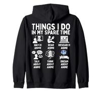 Things I Do in My Spare Time Anime Lover Sudadera con Capucha