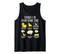 Things I Do In My Spare Time Ducks Love Cute Duck Mom Dad Camiseta sin Mangas