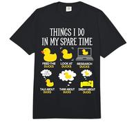 Things I Do In My Spare Time Ducks Love Cute Duck Mom Dad Comfort Colors Adult Heavyweight T-Shirt