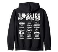 Things I Do In My Spare Time Fishing Lover Sudadera con Capucha