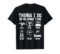 Things I Do in My Spare Time Funny Dirt Bike Motocross Biker Camiseta