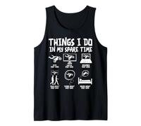 Things I Do in My Spare Time Funny Dirt Bike Motocross Biker Camiseta sin Mangas