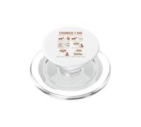 Things I Do in My Spare Time Funny Farmer Goats PopSockets PopGrip para MagSafe
