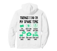 Things I Do in my Spare Time, Gaming Gamer Videogame Sudadera con Capucha