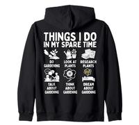 Things I Do In My Spare Time Gardening Lover Plant Dad Mom Sudadera con Capucha