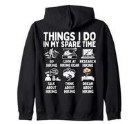 Things I Do In My Spare Time Hiking Lover Nature Sudadera con Capucha