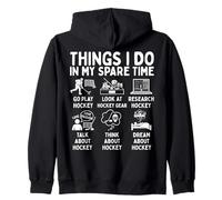 Things I Do In My Spare Time Hockey Player Sudadera con Capucha