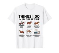 Things I Do In My Spare Time Horseback Rider Camiseta