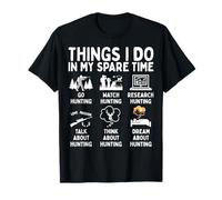 Things I Do In My Spare Time Hunting Lover Nature Camiseta