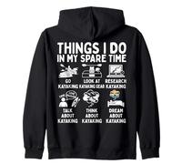 Things I Do In My Spare Time Kayaking Lover Sudadera con Capucha