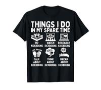 Things I Do In My Spare Time Kickboxing Lover Camiseta
