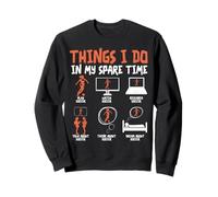 Things I Do In My Spare Time Soccer for Girls Soccer Player Sudadera