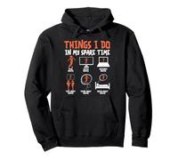 Things I Do In My Spare Time Soccer for Girls Soccer Player Sudadera con Capucha