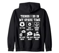 Things I Do in my Spare Time, Soccer Player Merch. Soccer Sudadera con Capucha
