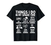 Things I Do In My Spare Time Swimming Lover Swimmer Camiseta