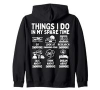Things I Do In My Spare Time Swimming Lover Swimmer Sudadera con Capucha