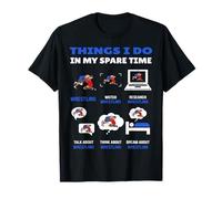 Things I Do In Spare Time Wrestling Cool Funny Wrestling Camiseta
