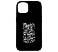 Things I Trip On While Hiking Funny Camping Hombres Mujeres Niños Carcasa para iPhone 13