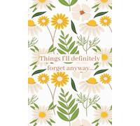 Things I'll definitely forget anyways... Weekly Productivity Planner