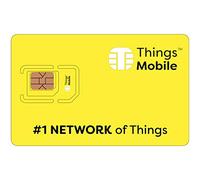 Things Mobile Tarjeta SIM prepagada para IOT y M2M con cobertura global sin costos fijos, ideal para automatización del hogar, rastreador GPS, telemetría, alarmas, ciudad inteligente, automotriz