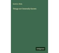 Things not Generally Known