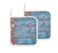 Things on The Ground - Juego de 2 soportes personalizados resistentes al calor para cocina, cocina, barbacoa, parrilla, soporte para ollas, decoración de Acción de Gracias, regalo de 8 x 8 pulgadas