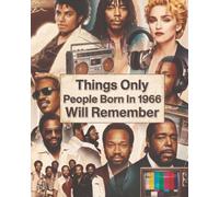 Things Only People Born in 1966 Will Remember: A Nostalgic 60th Birthday Memory Book - Fun Facts, Quizzes, Puzzles & Keepsake Pages | Large Print Gift for Men & Women