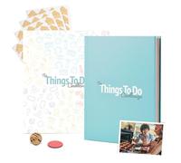 Things To Do Challenge - Para parejas - Divertido libro de aventuras con más de 60 actividades - Ideas sorpresa para rascar una cita nocturna y día - Incluye calcomanías de esquina de fotos, dados y