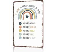 Things To Remind Yourself Of Today Aluminum Wall Sign 8 X 12 in