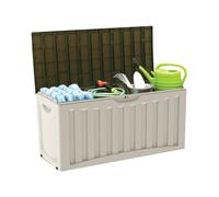 Thinia Home Arcón para Exterior 340 Litros de Resina 118x53x57cm Thinia Home