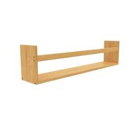 THINIA HOME Estante de Pared en Bambú Canoply 15x70x12cm