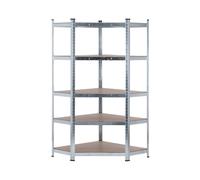 Thinia Home Estantería Esquinera Modular Metálica con 5 Baldas 875kg 80x40x180cm Thinia Home