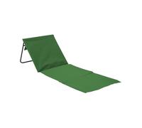 THINIA HOME - Esterilla Plegable de Playa Acolchada con Respaldo, Acero y Tela Oxford, Impermeable, Secado Rápido, Diseño Portátil, Bolsillo Trasero, Asa de Transporte