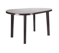 THINIA HOME Mesa de Resina Oval Breeze 137x85x72cm