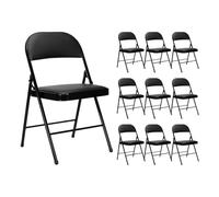THINIA HOME Pack 10 Sillas Plegables Acolchadas