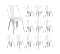 THINIA HOME Pack 12 Sillas Industriales Strong 45x54x85cm