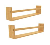 Thinia Home Pack 2 Estantes de Pared en Bambú Canoply 15x70x12cm Thinia Home
