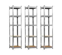 Thinia Home Pack 3 Estanterías Modulares con 5 Baldas Ajustables 180x40x40cm 175Kg Thinia Home