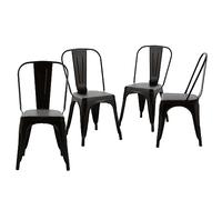 THINIA HOME Pack 4 Sillas Industriales Strong 44x52.5x85cm